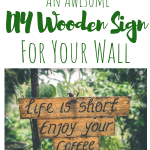 DIY Wooden Sign For Wall