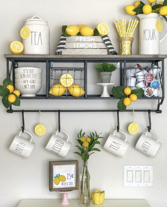 Lemon Kitchen Wall Ideas 560x697 