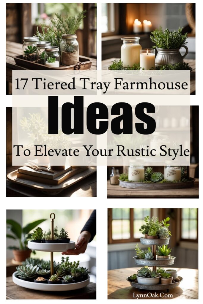 17 Tiered Tray Farmhouse Decor Ideas To Elevate Your Rustic Style